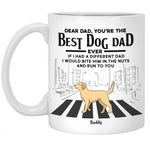 Custom Name Funny Dog Dad Gifts for Men - Personalized Mug