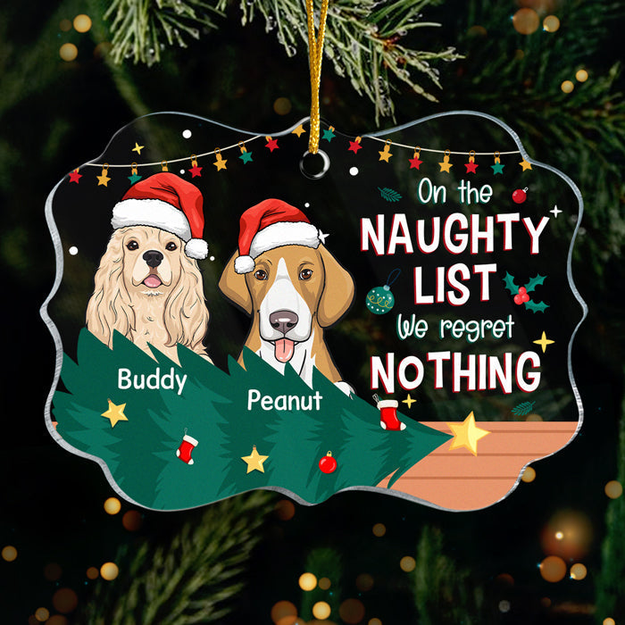Custom Name Pet Christmas Gifts for Pet Lovers - Personalized Ornament