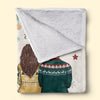 Family Members Never Apart At Heart - Family Personalized Custom Blanket - Christmas Gift For Christmas Gift For Siblings, Brothers, Sisters