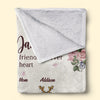 To Us, You Are The World - Family Personalized Custom Blanket - Christmas Gift For Mother From Daughter
