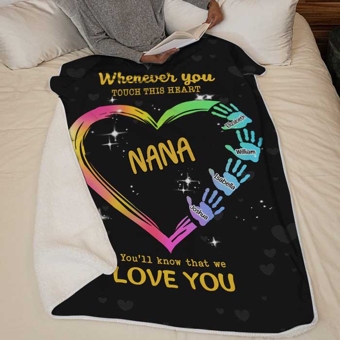 Custom Name Grandmother Love Gifts - Personalized Blanket