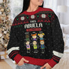 This Grandma Belongs To - Family Personalized Custom Ugly Sweatshirt - Unisex Wool Jumper - Christmas Gift For Grandma, Grandparents