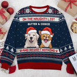 Funny Naughty List Christmas Gifts for Dog Lovers - Festive Sweatshirt