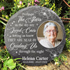 Our Loved Ones Are Near By - Personalized Memorial Stone, Human Grave Marker - Upload Image, Memorial Gift, Sympathy Gift