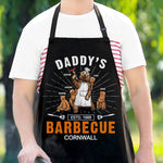 Custom Name Daddy's Barbecue Gifts for Dad - Personalized Apron
