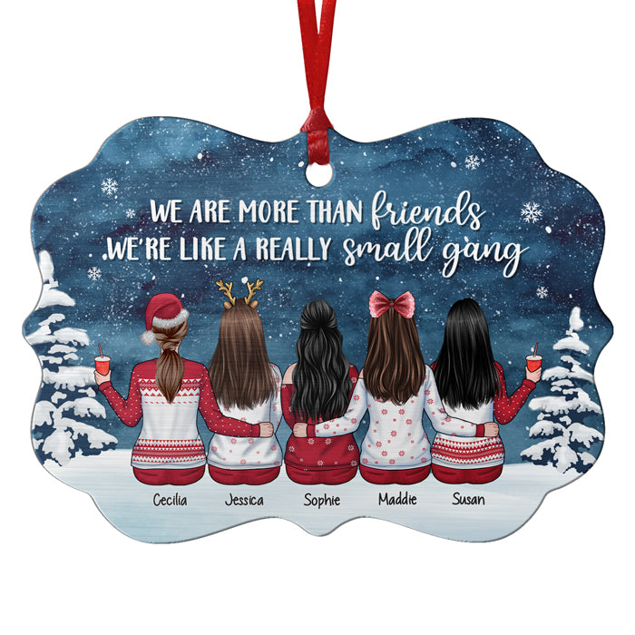 Custom Name Christmas Friends Gifts - Personalized Ornament