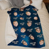 Best Dad Ever - Personalized Custom Blanket - Upload Image, Gift For Family, Christmas Gift