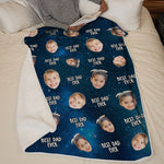 Custom Photo Best Dad Gifts - Personalized Blanket