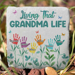 Custom Grandma Life Name Gifts for Grandmothers - Personalized Garden Stone