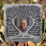 Custom Photo Memorial Garden Decor - Personalized Memorial Stone