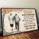 Custom Name Forever Love Gifts for Couples - Personalized Poster