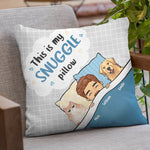 Custom Name Dog Lover Snuggle Gifts - Personalized Pillow