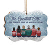 Brothers & Sisters Never Apart, Maybe In Distance But Never At Heart - Family Personalized Custom Ornament - Wood/Aluminum Benelux Shaped - New Arrival Christmas Gift For Siblings, Brothers, Sisters