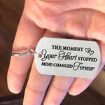 Custom Name Dog Memorial Gifts for Pet Loss - Personalized Keychain