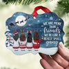 We're Like A Really Small Gang - Personalized Custom Benelux Shaped Wood Christmas Ornament - Gift For Bestie, Best Friend, Sister, Birthday Gift For Bestie And Friend, Christmas Gift