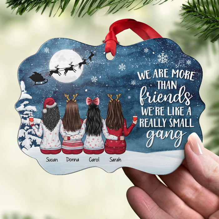 We're Like A Really Small Gang - Personalized Custom Benelux Shaped Wood Christmas Ornament - Gift For Bestie, Best Friend, Sister, Birthday Gift For Bestie And Friend, Christmas Gift