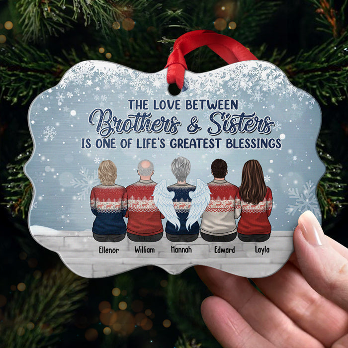 Custom Name Brothers and Sisters Christmas Keepsake Gifts - Personalized Ornament