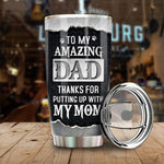 Custom Dog Dad Gifts for Pet Lovers - Personalized Tumbler