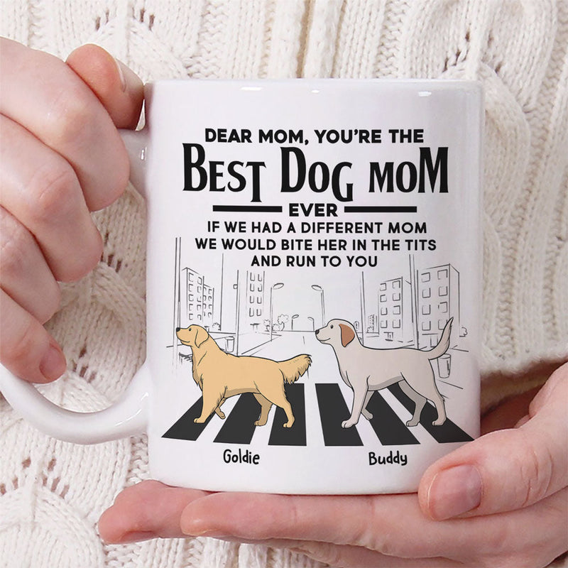Custom Name Funny Dog Dad Gifts for Men - Personalized Mug
