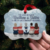 Life Is Better With Brothers And Sisters - Personalized Custom Benelux Shaped Wood, Aluminum Christmas Ornament - Gift For Siblings, Christmas New Arrival Gift
