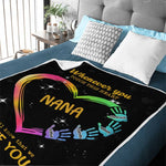 Custom Name Grandmother Love Gifts - Personalized Blanket