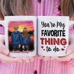 Custom Name Favorite Thing Gifts for Couples - Personalized Mugs
