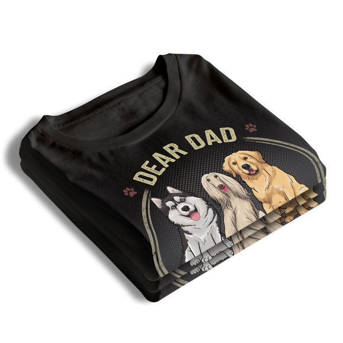 Custom Name Dog Dad Father's Day Gifts - Personalized Apparel