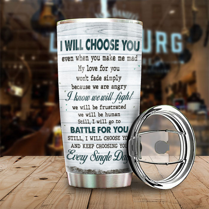 Custom Name Romantic Couple Gifts - Personalized Tumbler