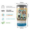 Life Is Better At The Beach - Personalized Can Cooler - Gift For Couples, Husband Wife