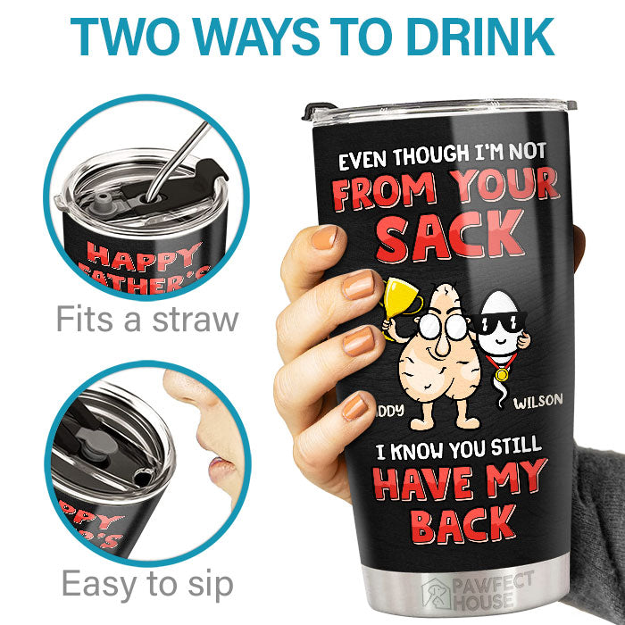 Custom Funny Father's Day Gifts for Dad - Personalized Tumbler