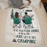 Custom Name Camping Gifts for Couples - Personalized Blanket