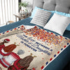 The Love Between A Mother & Daughters Is Forever - Personalized Custom Blanket - Gift For Family, Christmas Gift