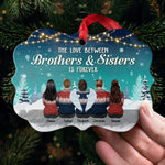 Custom Name Brothers and Sisters Christmas Gifts - Personalized Ornament
