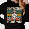 Dear Mom Dad We're Pawsome - Personalized Unisex T-Shirt, Hoodie - Gift For Pet Lovers