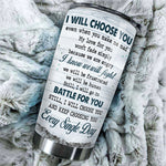 Custom Name Romantic Couple Gifts - Personalized Tumbler
