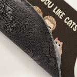 Custom Name Cat Lover Gifts for Couples - Personalized Doormat
