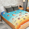 Best Dad Ever - Personalized Custom Blanket - Upload Image, Gift For Family, Christmas Gift
