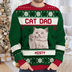Custom Name Christmas Cat Mum Gifts - Personalized Sweatshirt