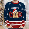 We're Dog Parents - Personalized Custom Unisex Ugly Christmas Sweatshirt, Wool Sweatshirt, All-Over-Print Sweatshirt - Gift For Dog Lovers, Pet Lovers, Christmas Gift