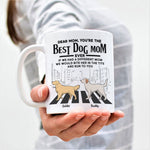 Custom Name Funny Dog Dad Gifts for Men - Personalized Mug