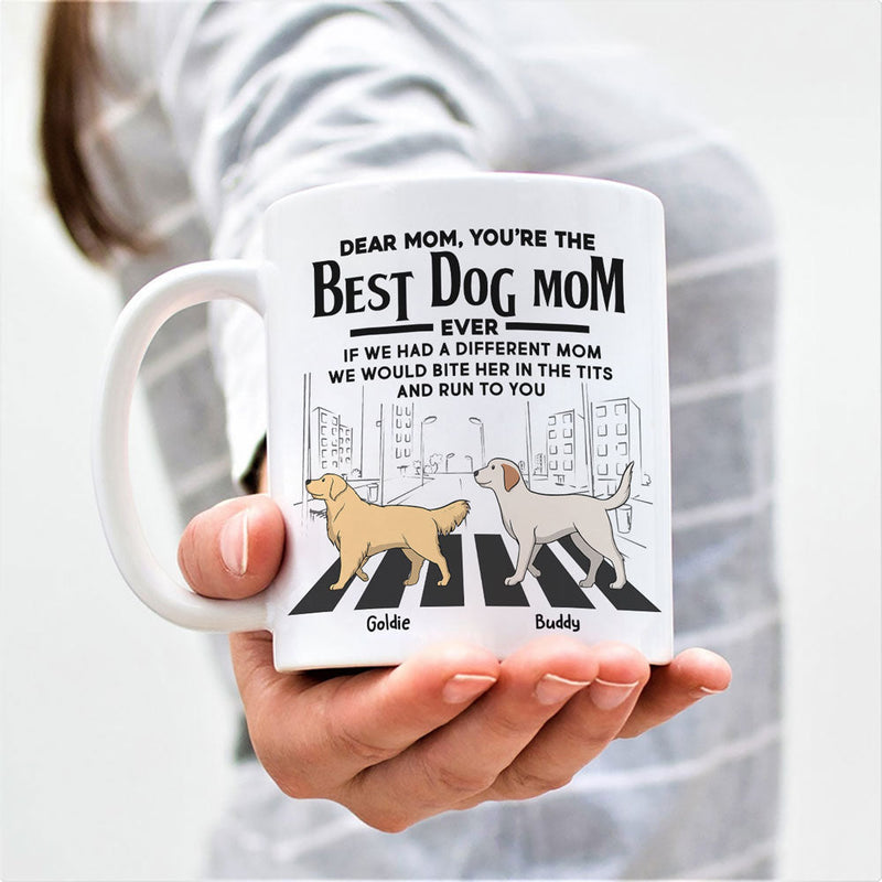 Custom Name Funny Dog Dad Gifts for Men - Personalized Mug