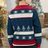 Christmas Is All About The Family Brother, Sister - Family Personalized Custom Ugly Sweatshirt - Unisex Wool Jumper - Christmas Gift For Family Members