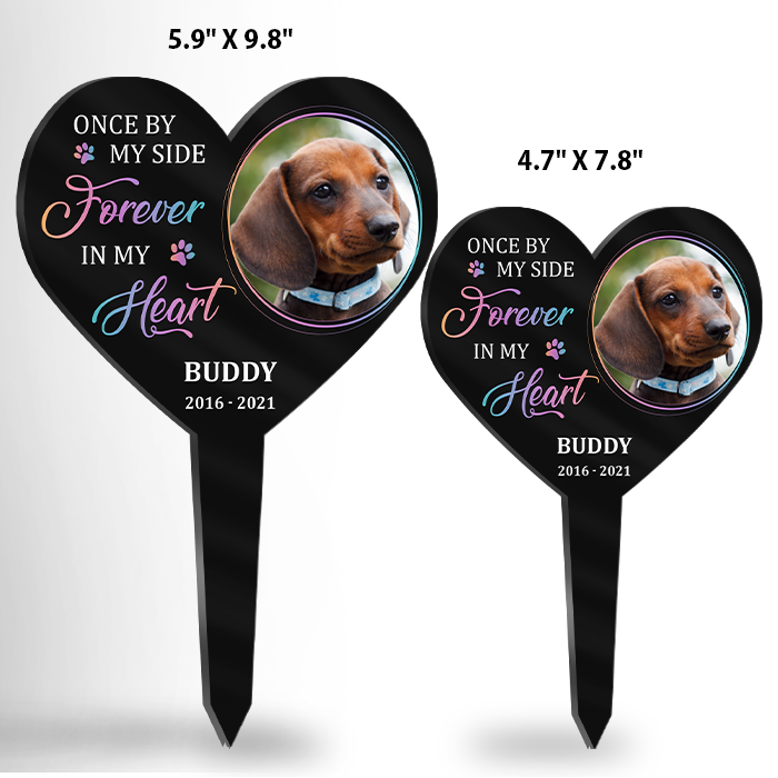 Custom Pet Photo Memorial Garden Decor - Personalized Acrylic Stake
