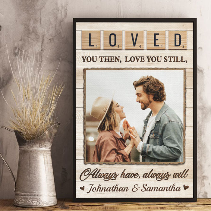Together Is Our Favorite Place To Be - Upload Image, Gift For Couples - Personalized Vertical Poster