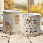 Custom Name Long Distance Mom Gifts - Personalized Mugs