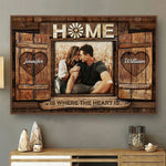 Custom Photo Couple Home Decor - Personalized Poster