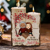Staying Next To You Is My Favorite Thing - Gift For Couples, Personalized Candle Holder