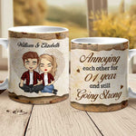 Custom Name Anniversary Gifts for Couples - Personalized Mugs