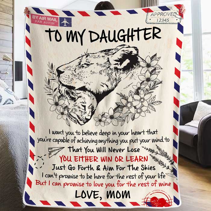 I Promise To Love You For The Rest Of My Life - Mom To Daughter, Blanket
