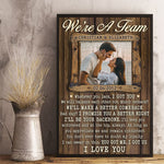 Custom Photo Romantic Couple Gifts - Personalized Poster